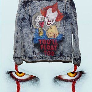 IT Jacket Handmade jacket OOAK Custom painted jacket hand painted denim jacket